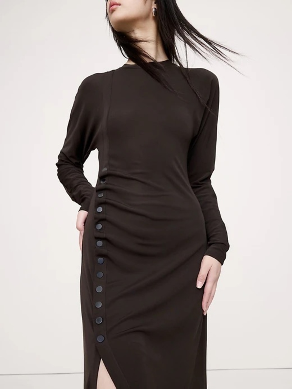 BANANA REPUBLIC MATTE JERSEY MIDI DRESS